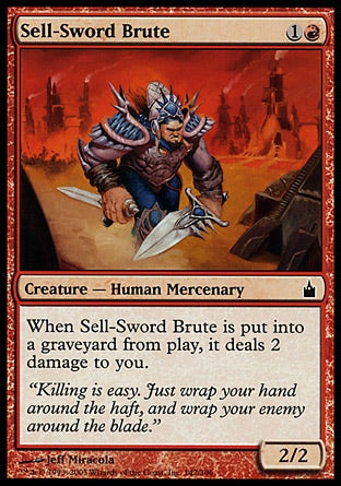 Bruto Vende-Espada / Sell-Sword Brute - Magic: The Gathering - MoxLand