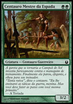 Centauro Mestre da Espada / Swordwise Centaur - Magic: The Gathering - MoxLand