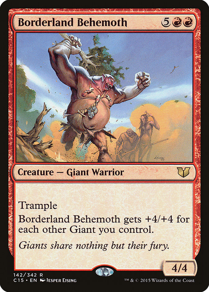 Behemoth da Fronteira / Borderland Behemoth - Magic: The Gathering - MoxLand