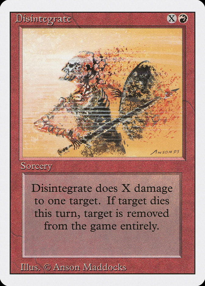 Desintegrar / Disintegrate - Magic: The Gathering - MoxLand