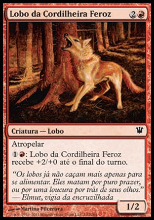 Lobo da Cordilheira Feroz / Feral Ridgewolf - Magic: The Gathering - MoxLand