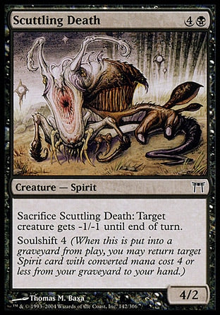 Morte em Fuga / Scuttling Death - Magic: The Gathering - MoxLand