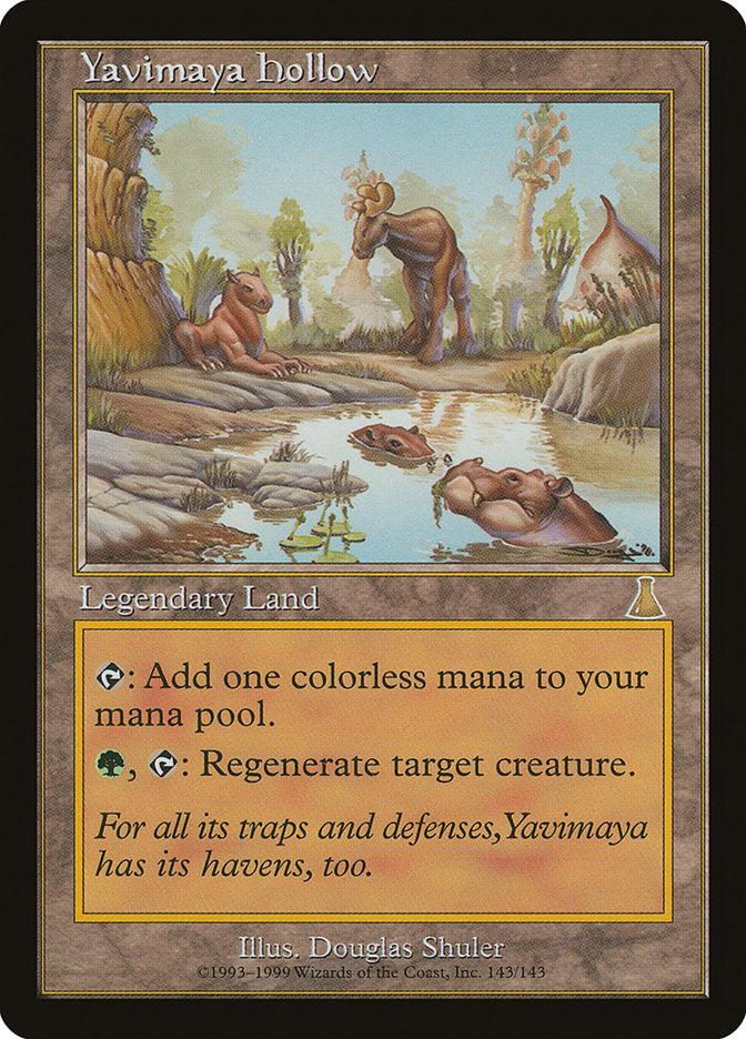 Vale de Yavimaya / Yavimaya Hollow - Magic: The Gathering - MoxLand
