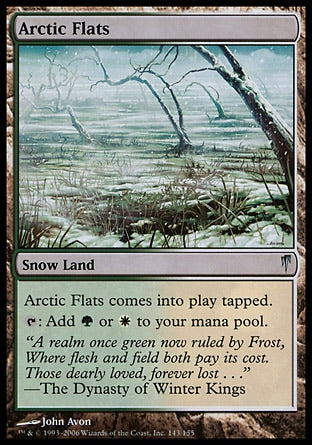 Planície Ártica / Arctic Flats - Magic: The Gathering - MoxLand