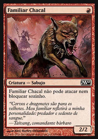 Familiar Chacal / Jackal Familiar - Magic: The Gathering - MoxLand