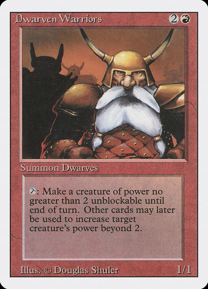 Anões Guerreiros / Dwarven Warriors - Magic: The Gathering - MoxLand