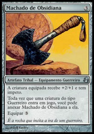 Machado de Obsidiana / Obsidian Battle-Axe - Magic: The Gathering - MoxLand