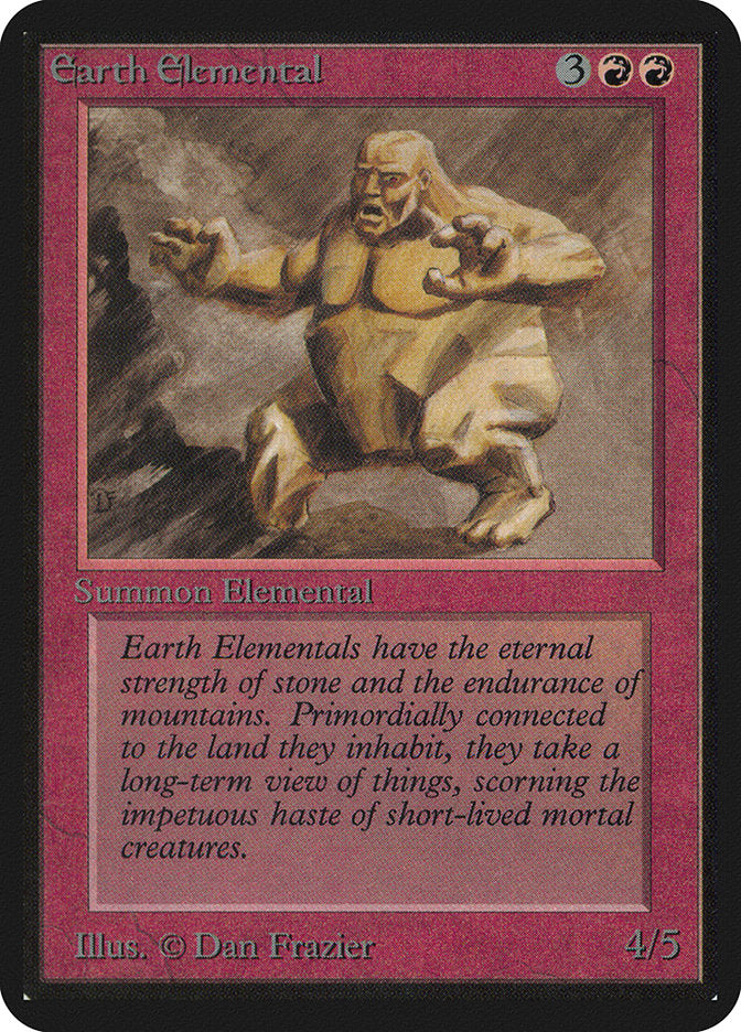 Elemental da Terra / Earth Elemental - Magic: The Gathering - MoxLand