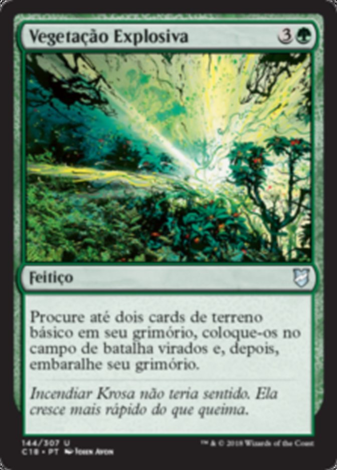 Vegetação Explosiva / Explosive Vegetation - Magic: The Gathering - MoxLand