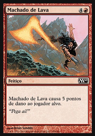 Machado de Lava / Lava Axe - Magic: The Gathering - MoxLand