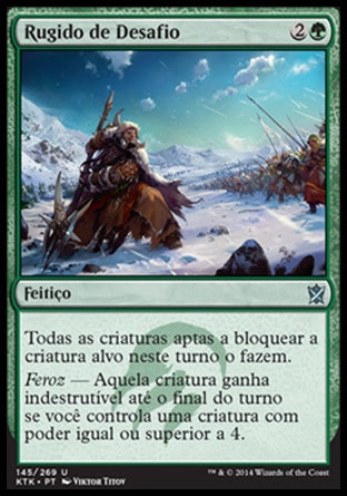 Rugido de Desafio / Roar of Challenge - Magic: The Gathering - MoxLand