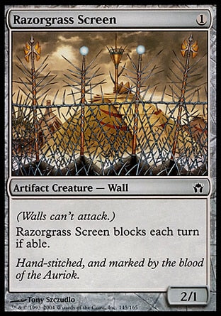 Anteparo de Grama Cortante / Razorgrass Screen - Magic: The Gathering - MoxLand