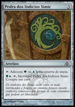 Pedra dos Indícios Simic / Simic Cluestone - Magic: The Gathering - MoxLand