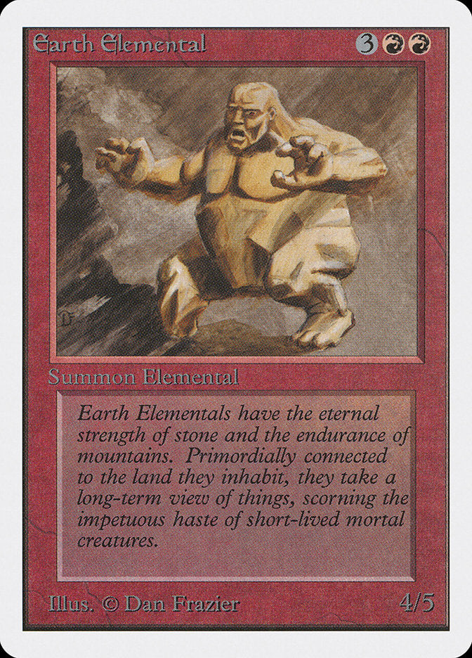 Elemental da Terra / Earth Elemental - Magic: The Gathering - MoxLand