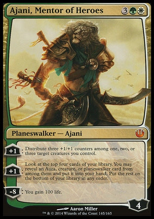 Ajani, Mentor dos Heróis / Ajani, Mentor of Heroes - Magic: The Gathering - MoxLand