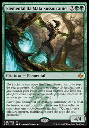 Elemental da Mata / Sussurrante Whisperwood Elemental - Magic: The Gathering - MoxLand