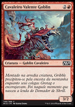 Cavaleiro Valente Goblin / Goblin Roughrider - Magic: The Gathering - MoxLand