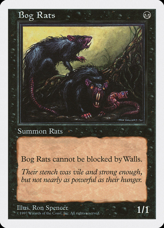 Ratos do Pântano / Bog Rats - Magic: The Gathering - MoxLand