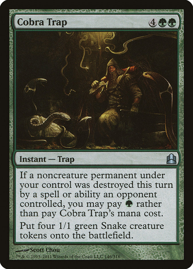 Armadilha de Cobra / Cobra Trap - Magic: The Gathering - MoxLand