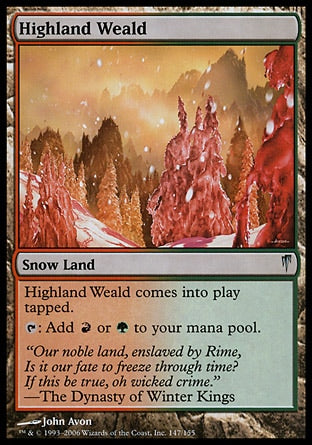 Campana Montanhosa / Highland Weald - Magic: The Gathering - MoxLand