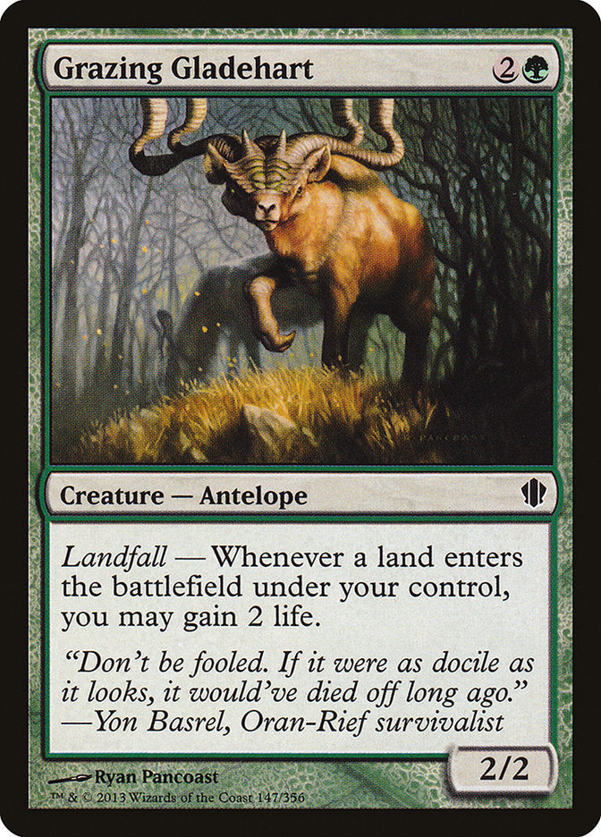 Cervo-de-Clareira Pastejador / Grazing Gladehart - Magic: The Gathering - MoxLand