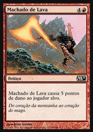 Machado de Lava / Lava Axe - Magic: The Gathering - MoxLand