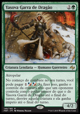 Yasova Garra de Dragão / Yasova Dragonclaw - Magic: The Gathering - MoxLand