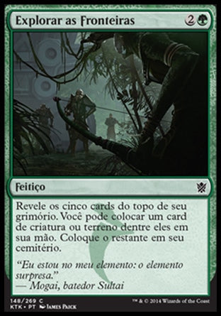 Explorar as Fronteiras / Scout the Borders - Magic: The Gathering - MoxLand