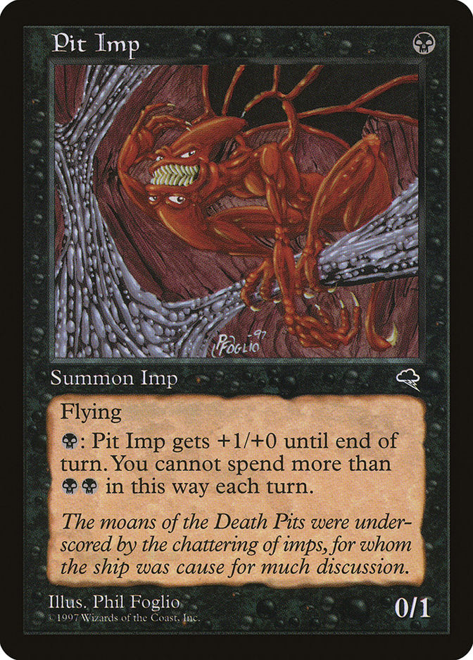 Diabrete do Fosso / Pit Imp - Magic: The Gathering - MoxLand