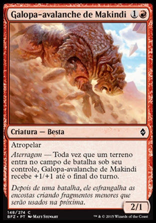 Galopa-avalanche de Makindi / Makindi Sliderunner - Magic: The Gathering - MoxLand