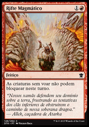 Rifte Magmático / Magmatic Chasm - Magic: The Gathering - MoxLand