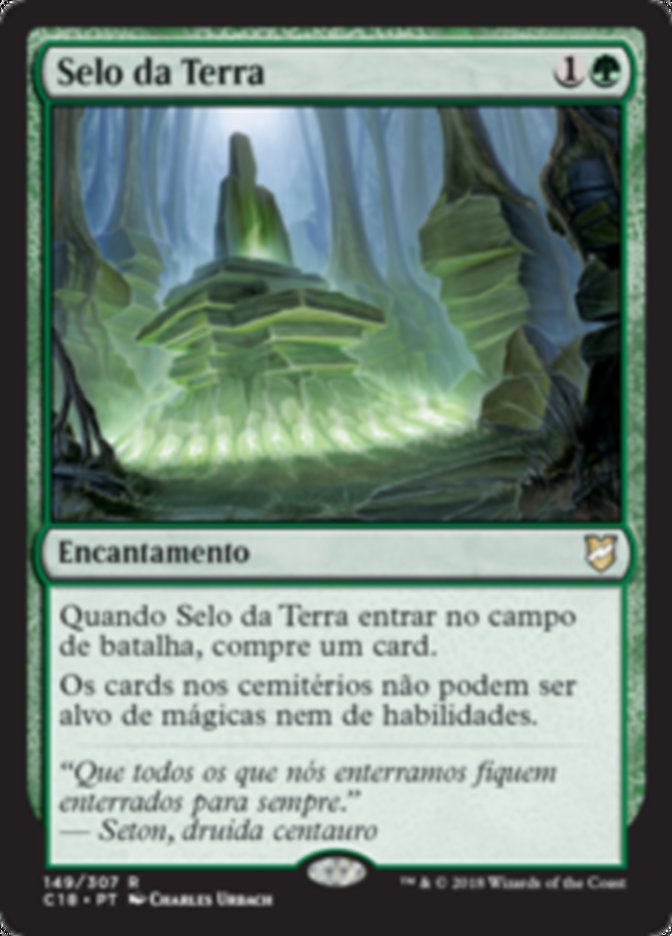 Selo da Terra / Ground Seal - Magic: The Gathering - MoxLand