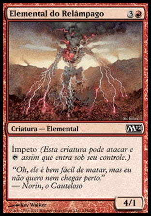 Elemental do Relâmpago / Lightning Elemental - Magic: The Gathering - MoxLand