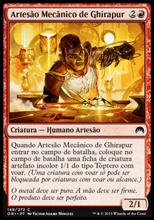 Artesão Mecânico de Ghirapur / Ghirapur Gearcrafter - Magic: The Gathering - MoxLand