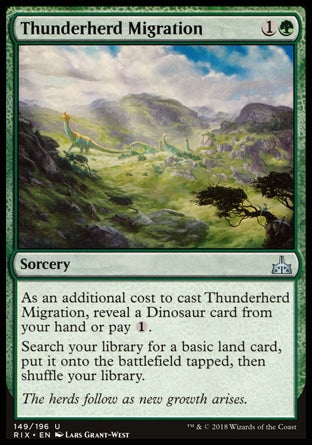 Migração da Manada do Trovão / Thunderherd Migration - Magic: The Gathering - MoxLand
