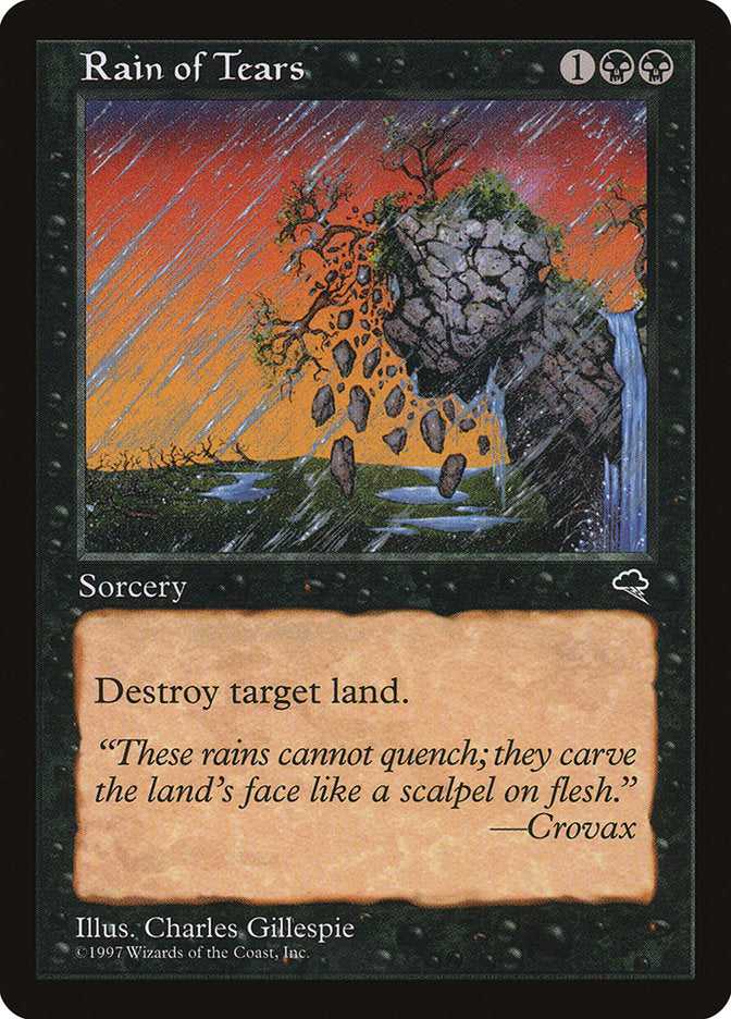 Chuva de Lágrimas / Rain of Tears - Magic: The Gathering - MoxLand