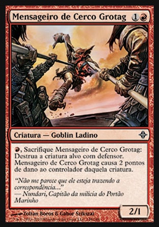 Mensageiro de Cerco Grotag / Grotag Siege-Runner - Magic: The Gathering - MoxLand