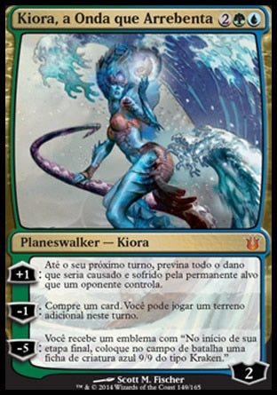 Kiora, a Onda que Arrebenta / Kiora, the Crashing Wave - Magic: The Gathering - MoxLand