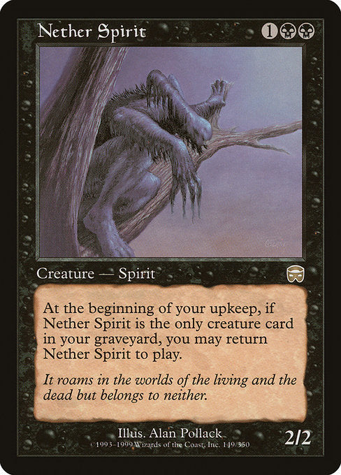 Espírito Ínfero / Nether Spirit - Magic: The Gathering - MoxLand