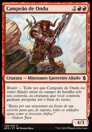 Campeão de Ondu / Ondu Champion - Magic: The Gathering - MoxLand