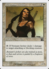 Arqueiro DíAvenant / D'Avenant Archer - Magic: The Gathering - MoxLand