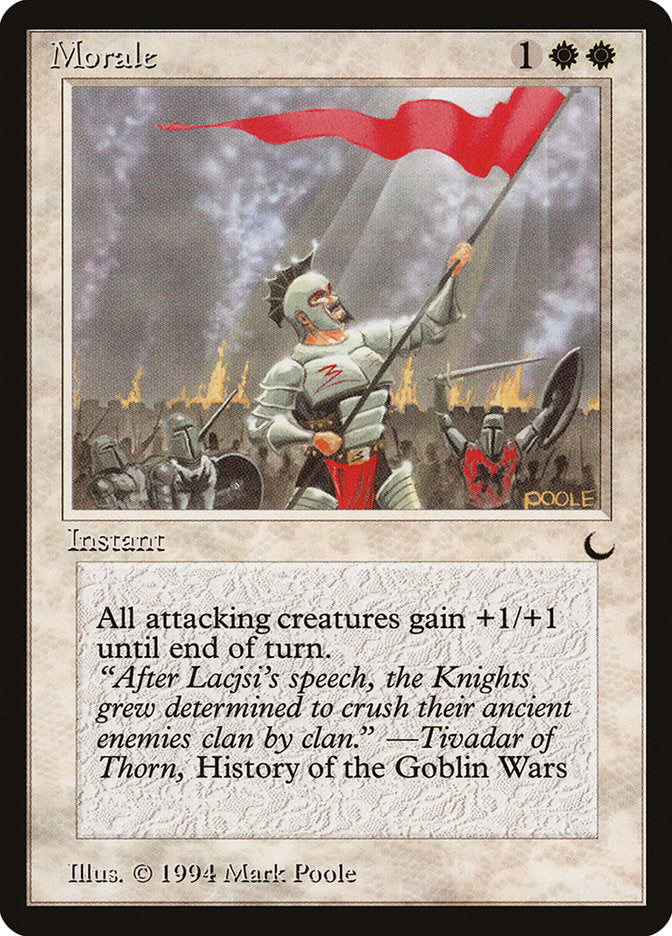 Moral / Morale - Magic: The Gathering - MoxLand