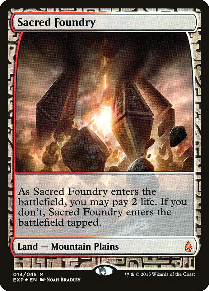 Fundição Sagrada / Sacred Foundry - Magic: The Gathering - MoxLand