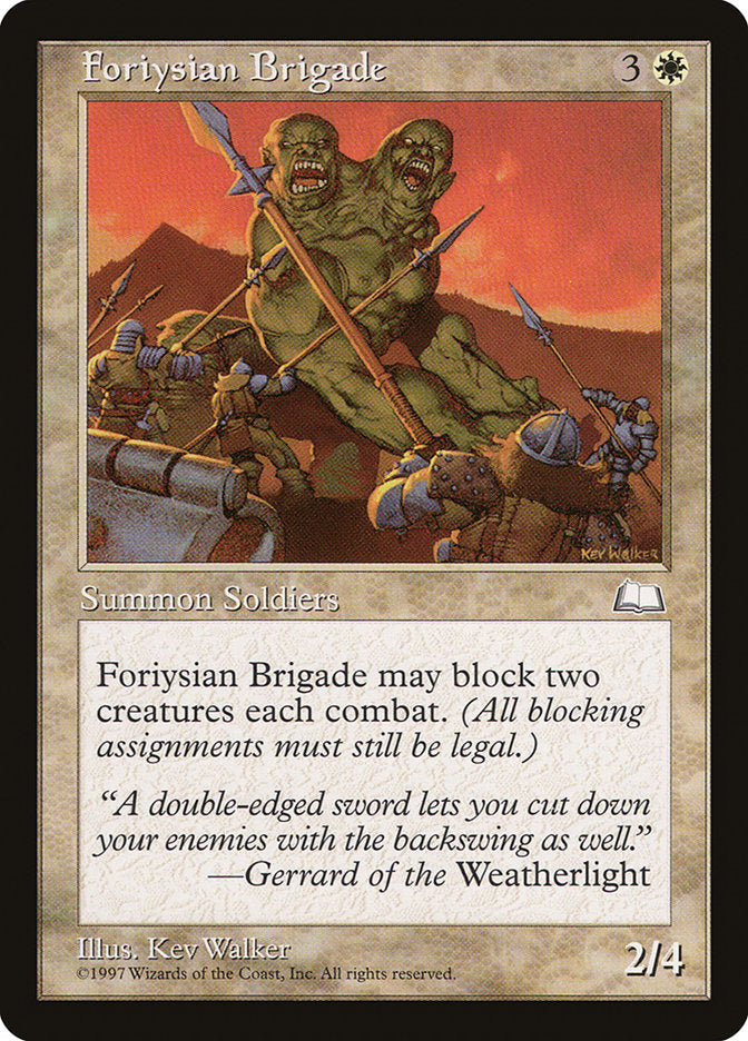 Brigada Foriysiana / Foriysian Brigade - Magic: The Gathering - MoxLand