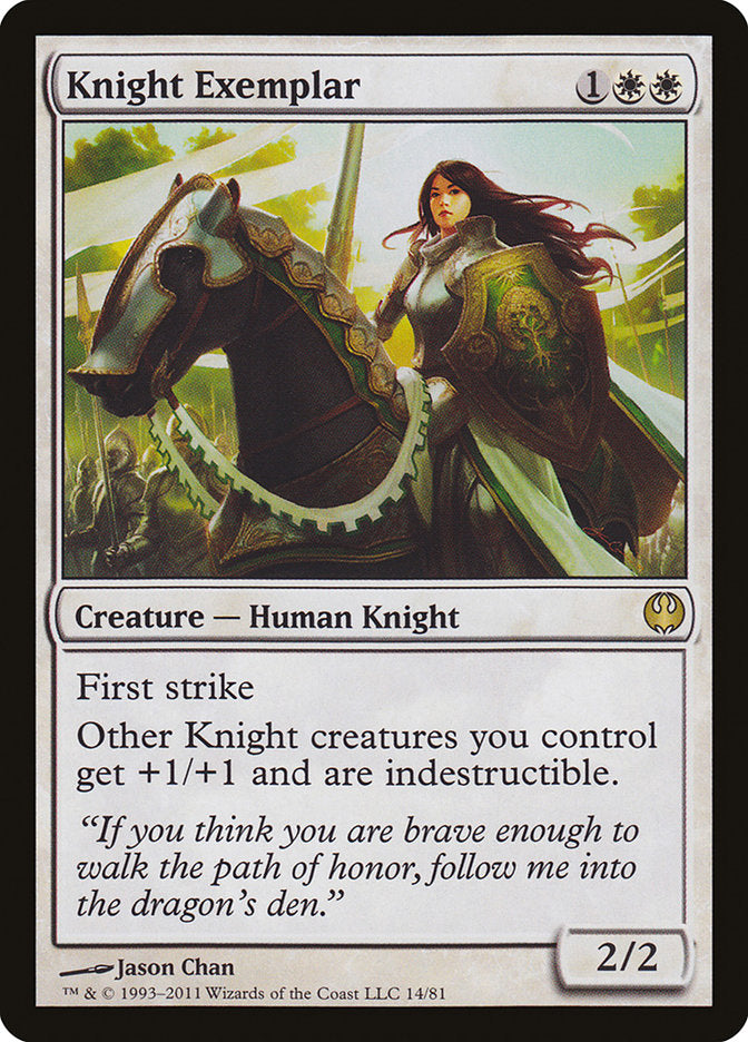 Exemplar Cavaleiro / Knight Exemplar - Magic: The Gathering - MoxLand