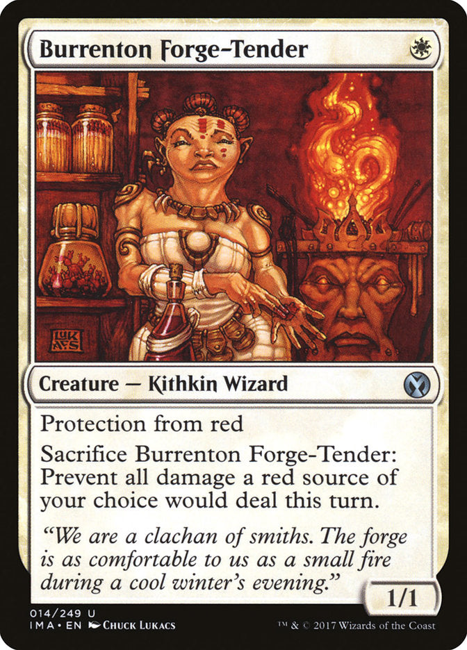 Atendente da Forja de Burrenton / Burrenton Forge-Tender - Magic: The Gathering - MoxLand