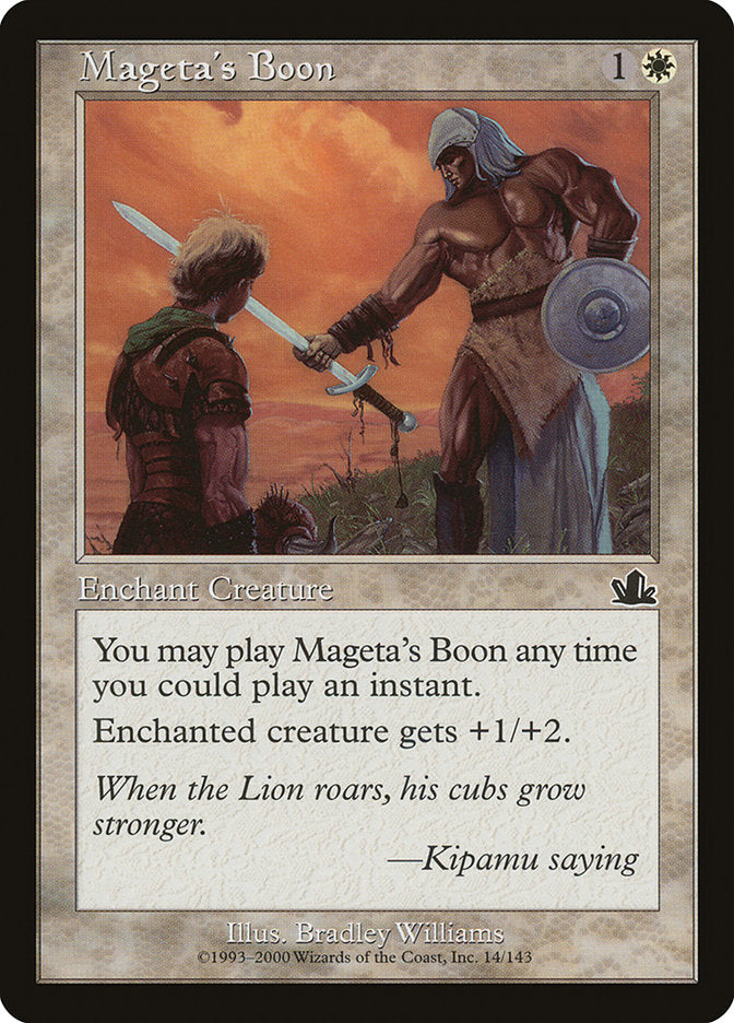 Dádiva de Mageta / Mageta's Boon - Magic: The Gathering - MoxLand