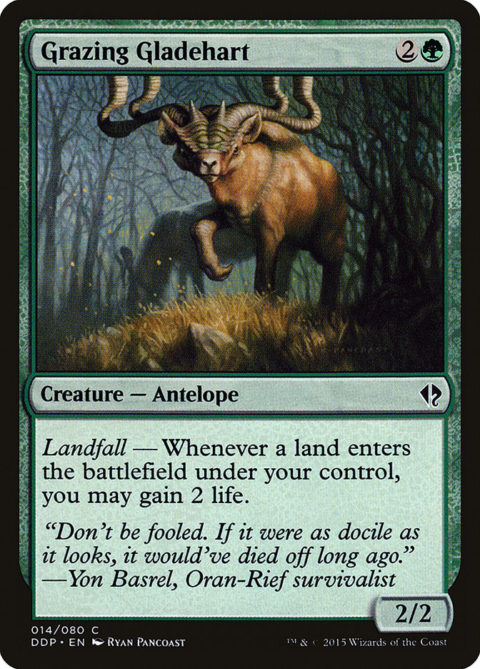 Cervo-de-Clareira Pastejador / Grazing Gladehart - Magic: The Gathering - MoxLand