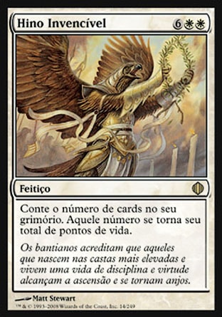 Hino Invencível / Invincible Hymn - Magic: The Gathering - MoxLand