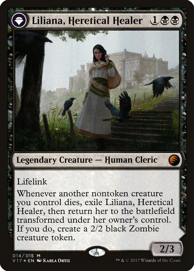 Liliana, Curandeira Herege / Liliana, Heretical Healer - Magic: The Gathering - MoxLand